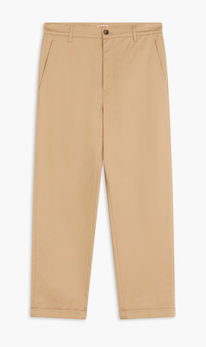 

Kenzo Beige Cotton Chinos for Men | The Deal Outlet