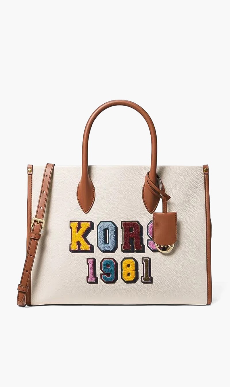 

Michael Kors Beige Leather Tote Bag for Women | The Deal Outlet