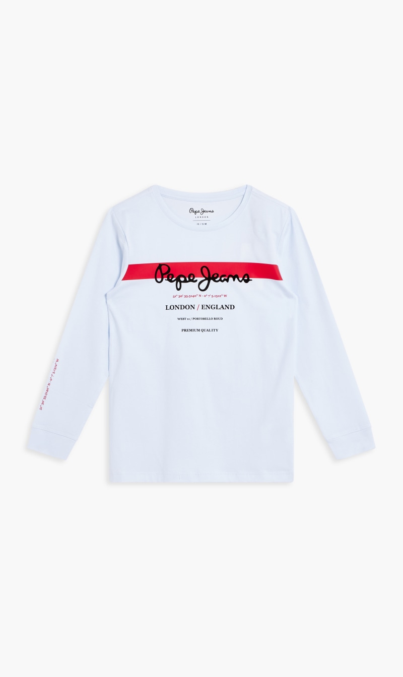 

Crew Neck Graphic T-shirt, White