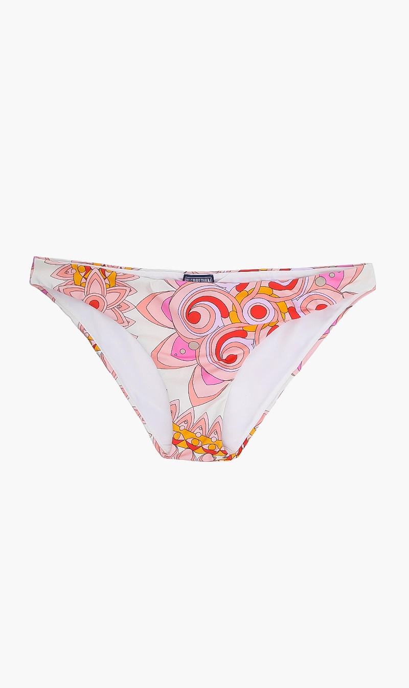 

Camelia Printed Bikini Bottom, Pink