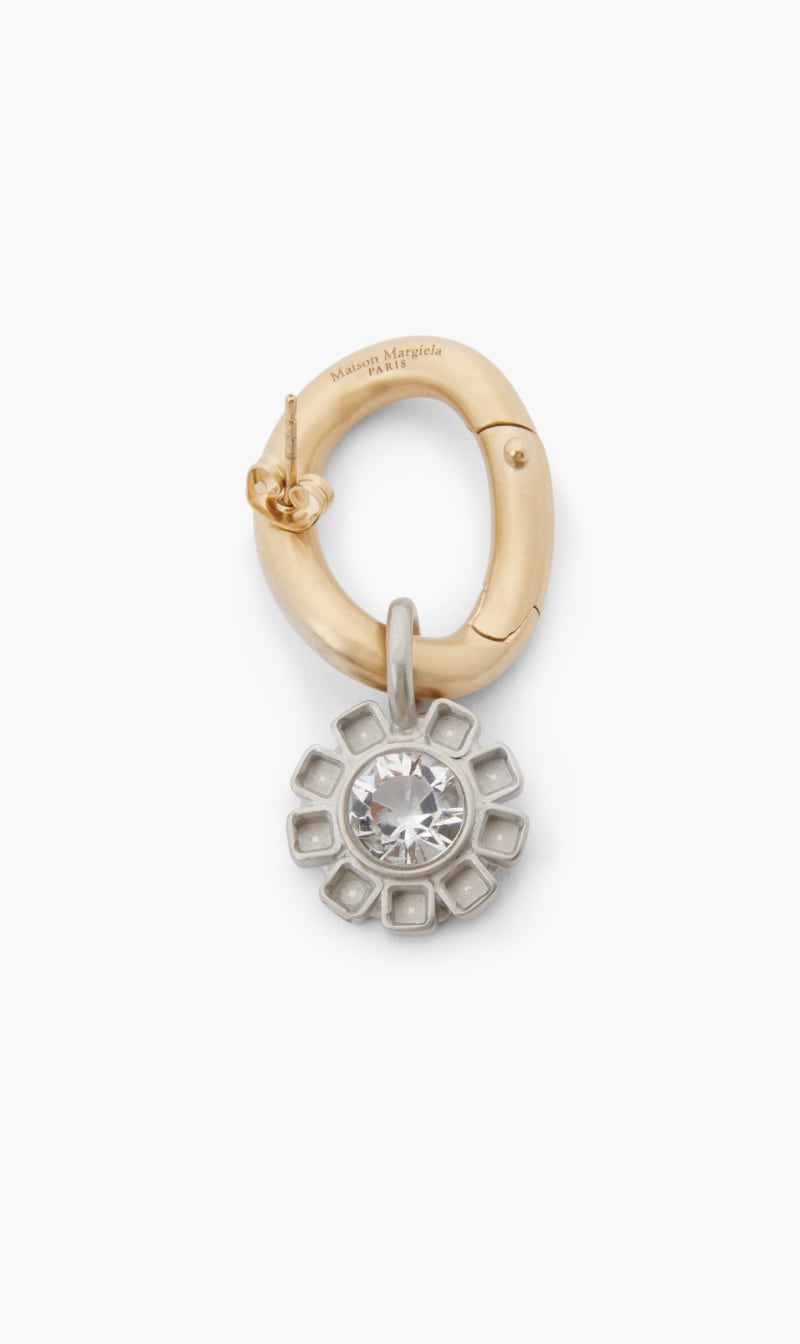 

Maison Margiela Mm Earings Palladio Burattato + Yellow Gold Plating for Women | The Deal Outlet