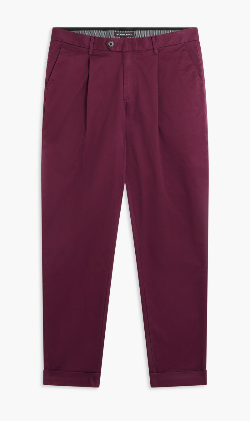 

Michael Kors Red Cuffed Chino Pant for Men | The Deal Outlet