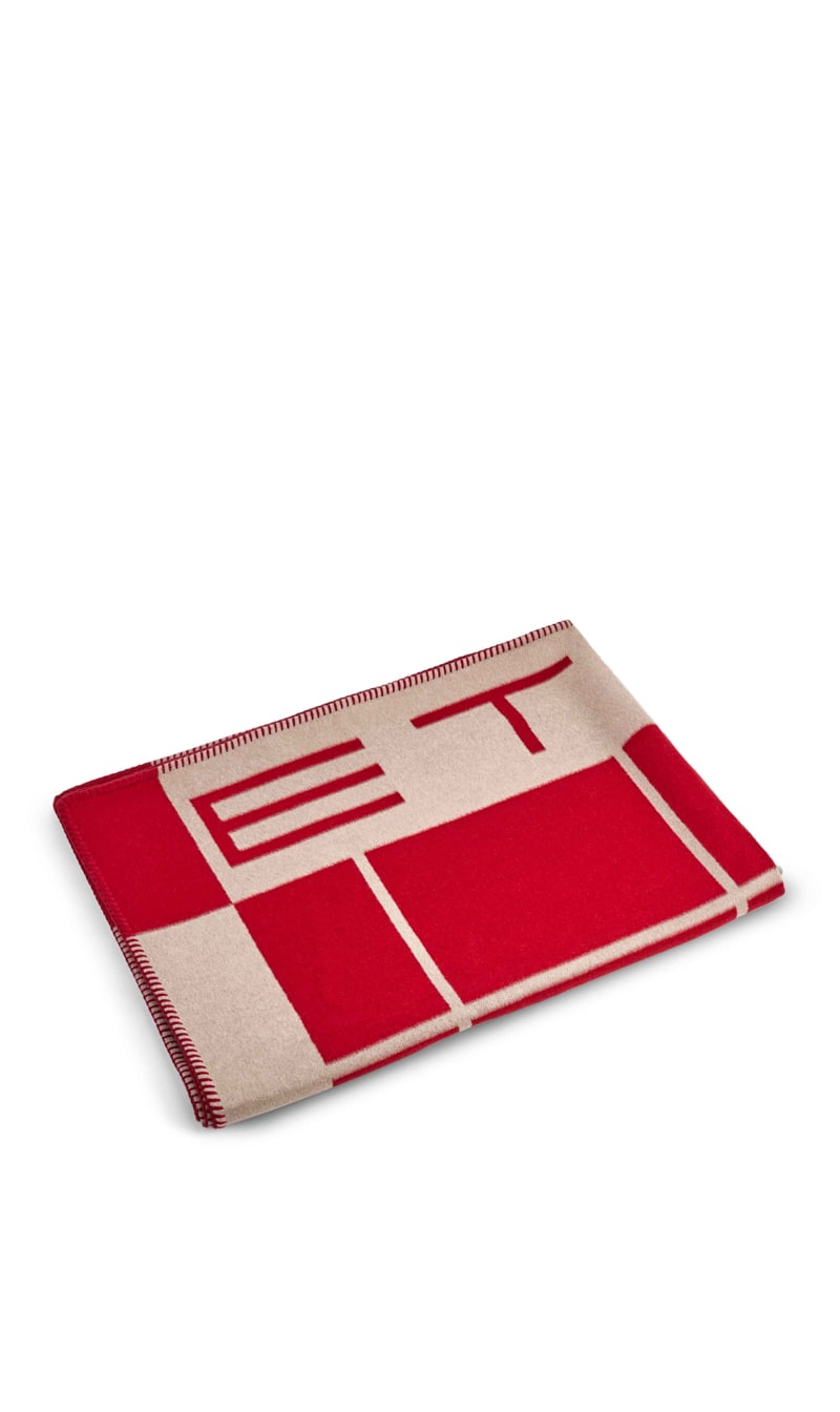 

Etro Red Bani Throw | The Deal Outlet