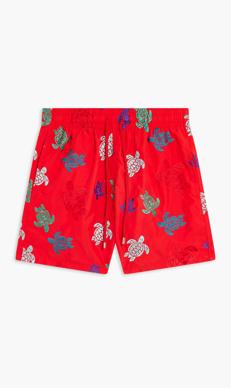 

Vilebrequin Red Turtle Printed Shorts for Men | The Deal Outlet