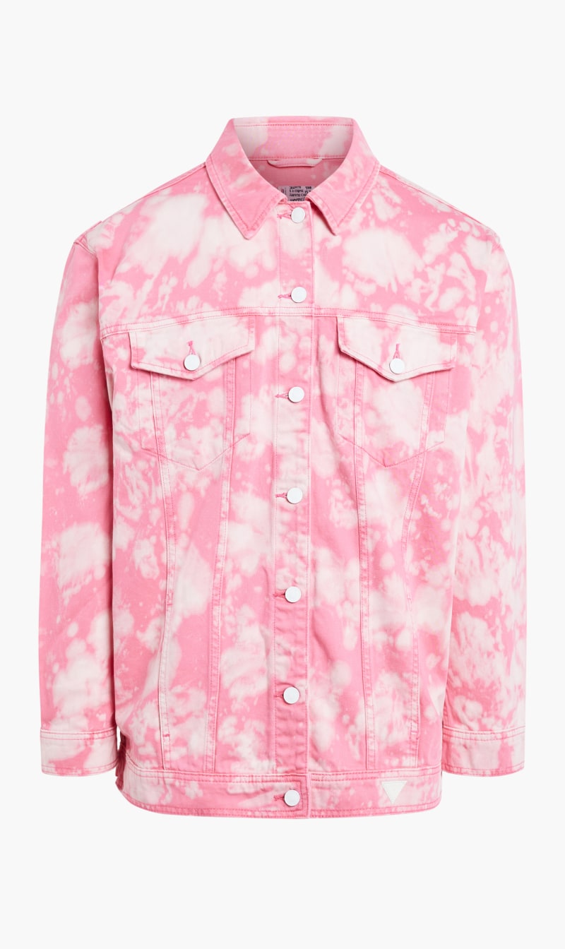 

Guess Pink Laney Oversized Jacket for Women | The Deal Outlet