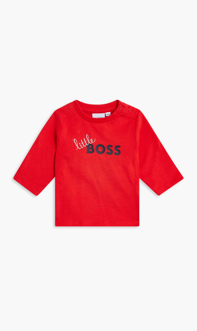 

Hugo Boss Red Long Sleeve T-shirt for Boys | The Deal Outlet