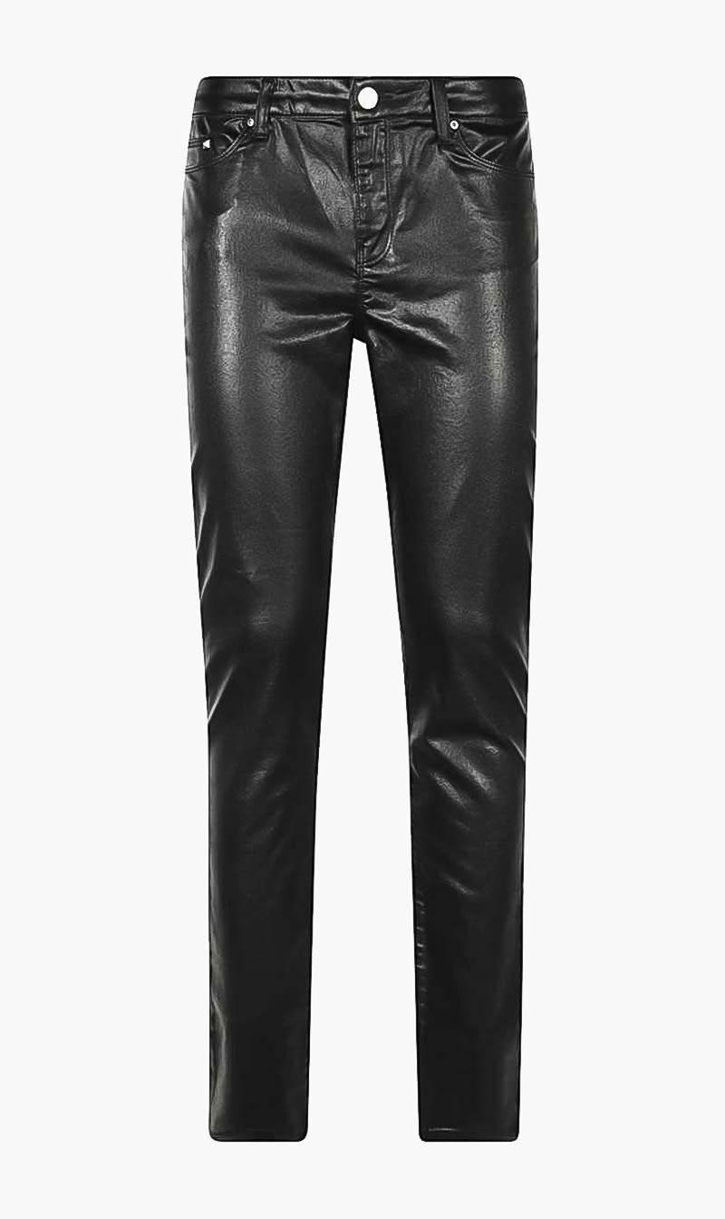 

Karl Lagerfeld Black Skinny Metallic Denim Jeans for Women | The Deal Outlet