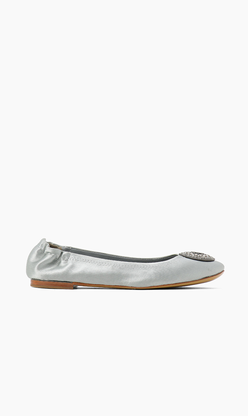 

Tory Burch Crystal Logo Ballet