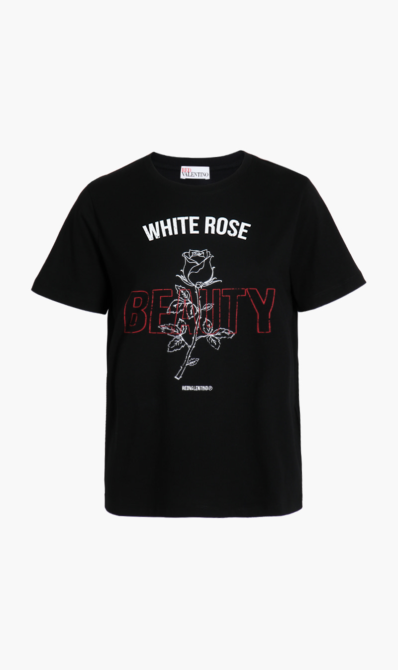 

Red Valentino Rose Love T-shirt