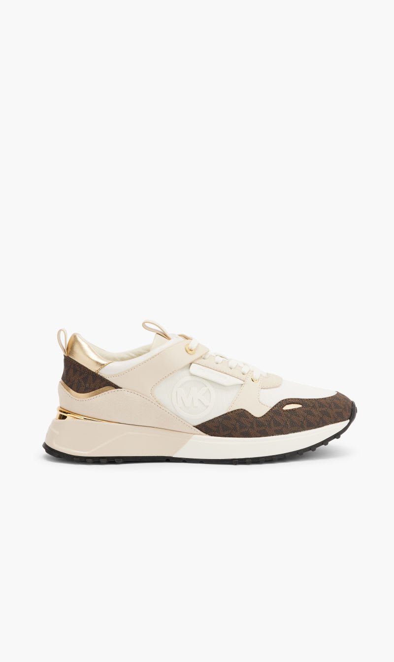 

Michael Kors White Theo Trainer for Women | The Deal Outlet