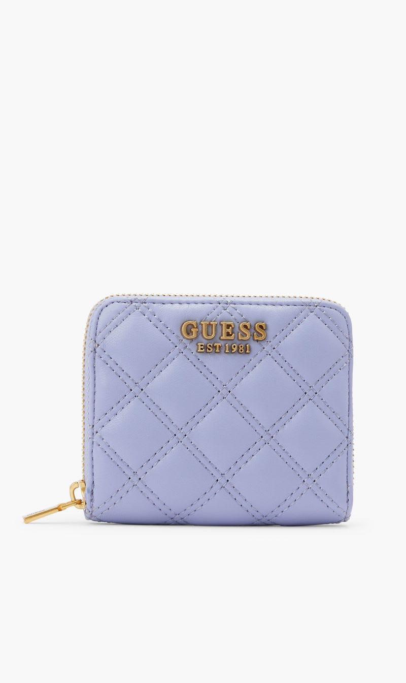 

Guess Purple Giully Slg Small Zip Around for Women | The Deal Outlet