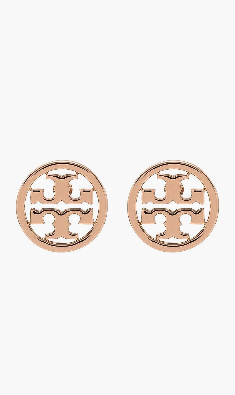 

Tory Burch Gold Miller Stud Earrings for Women | The Deal Outlet