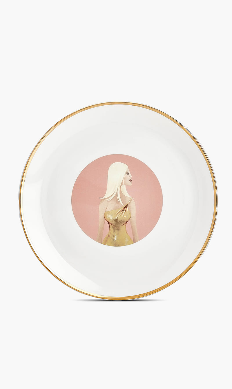 

Who Icons White Donatella Dinner Plate 27 Cm | The Deal Outlet