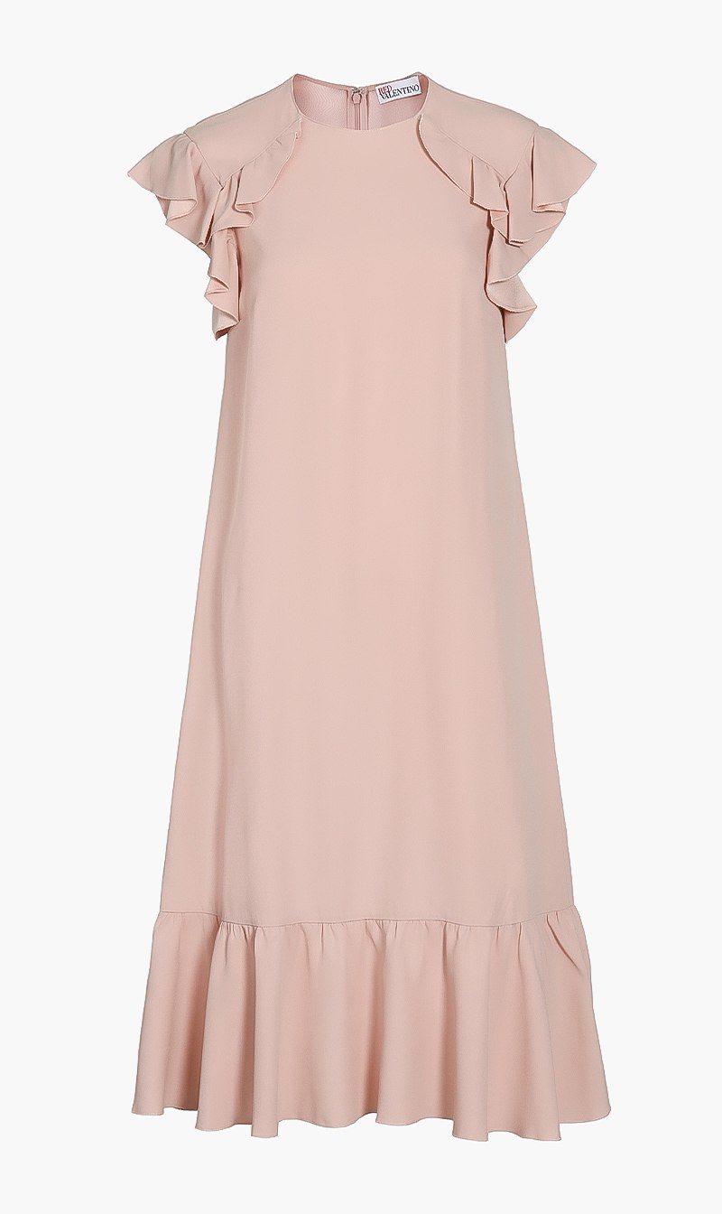 

Ruffle Hem Dress, Pink