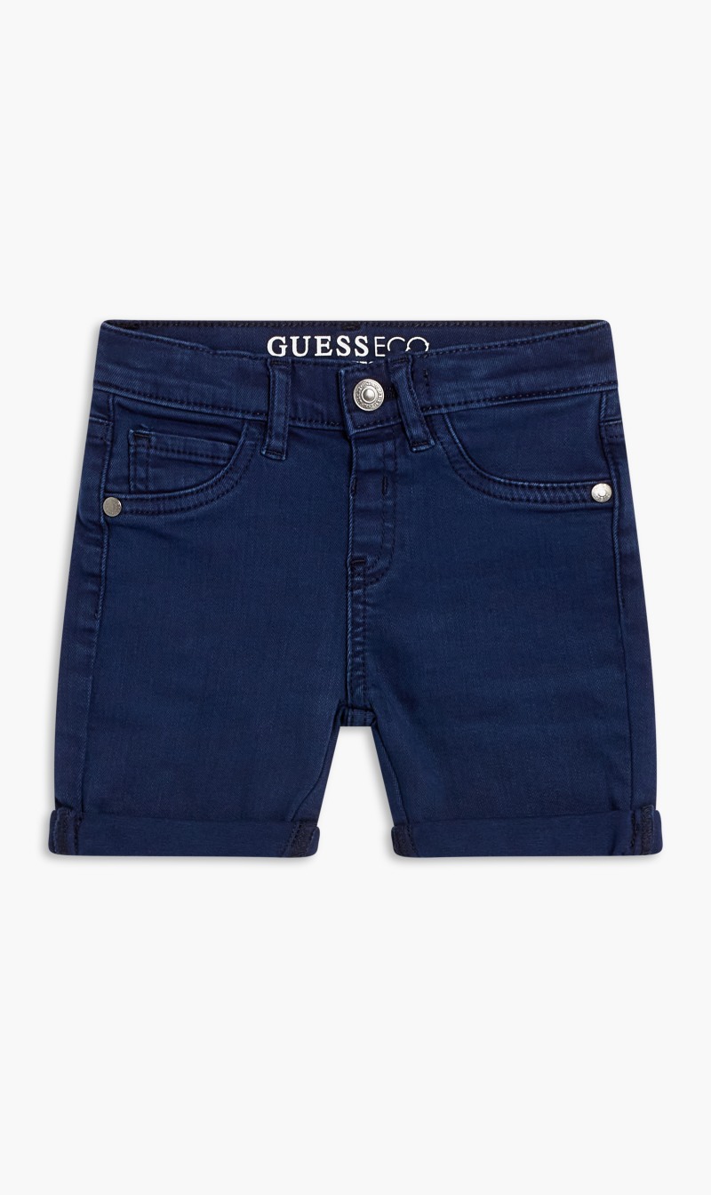 

Guess Blue Stretch Bull Denim Short for Boys | The Deal Outlet