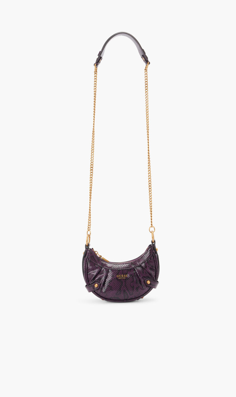 

Guess Purple Clelia Mini Crossbody Top Zip for Women | The Deal Outlet