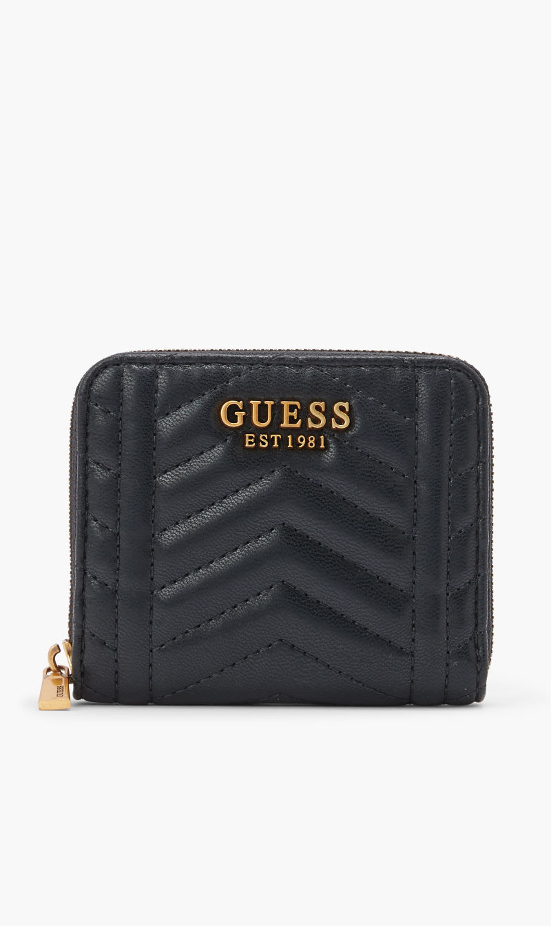 

Guess Black Lovide Slg Small Zip Around for Women | The Deal Outlet