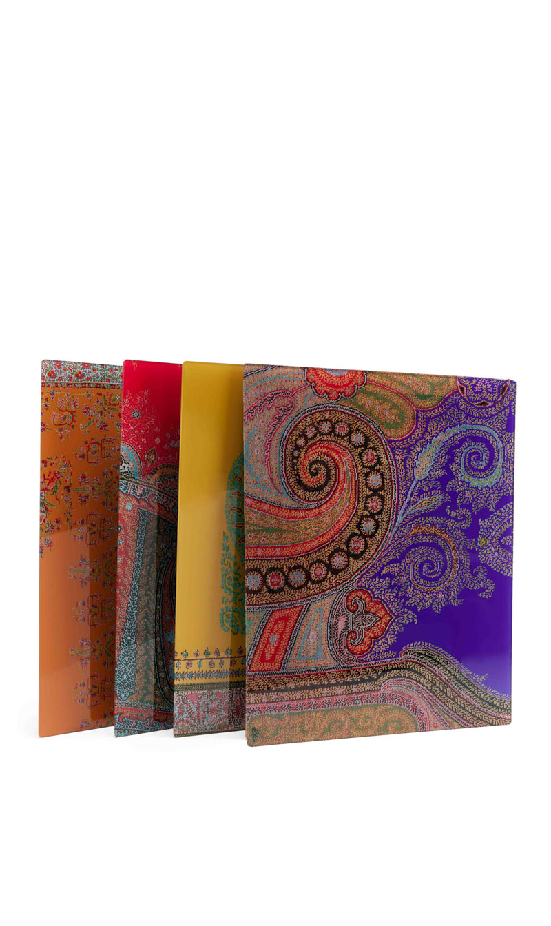 

Etro Multi-color Voyage Au Rajasthan Placemat 2 Pc Set | The Deal Outlet