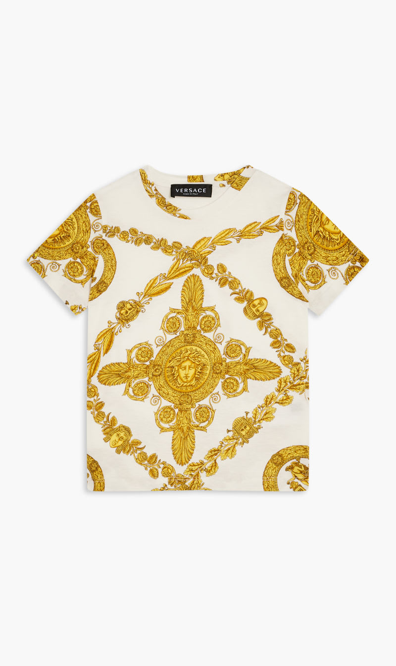 

Versace Orange T-shirt Maschera Baroque Kids Jersey for Boys | The Deal Outlet