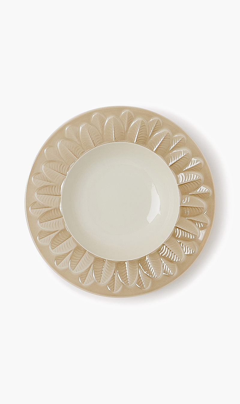 

Peacock Rim Soup Plate