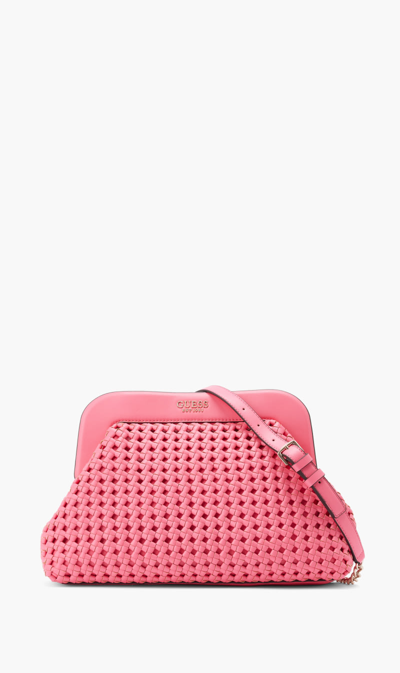 

Sicilia Large Frame Clutch, Pink