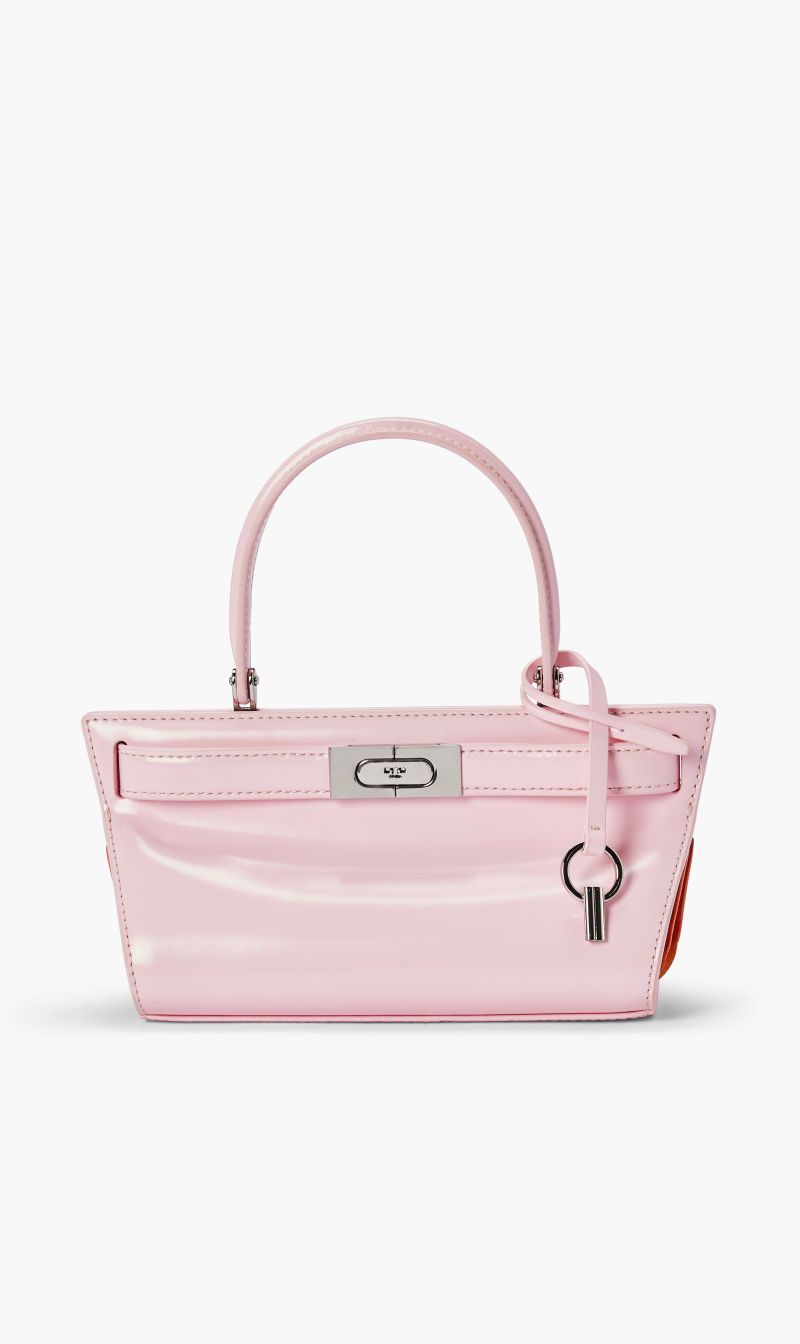 

Tory Burch Pink Lee Radziwill High Shine Petite Cat Eye Bag for Women | The Deal Outlet