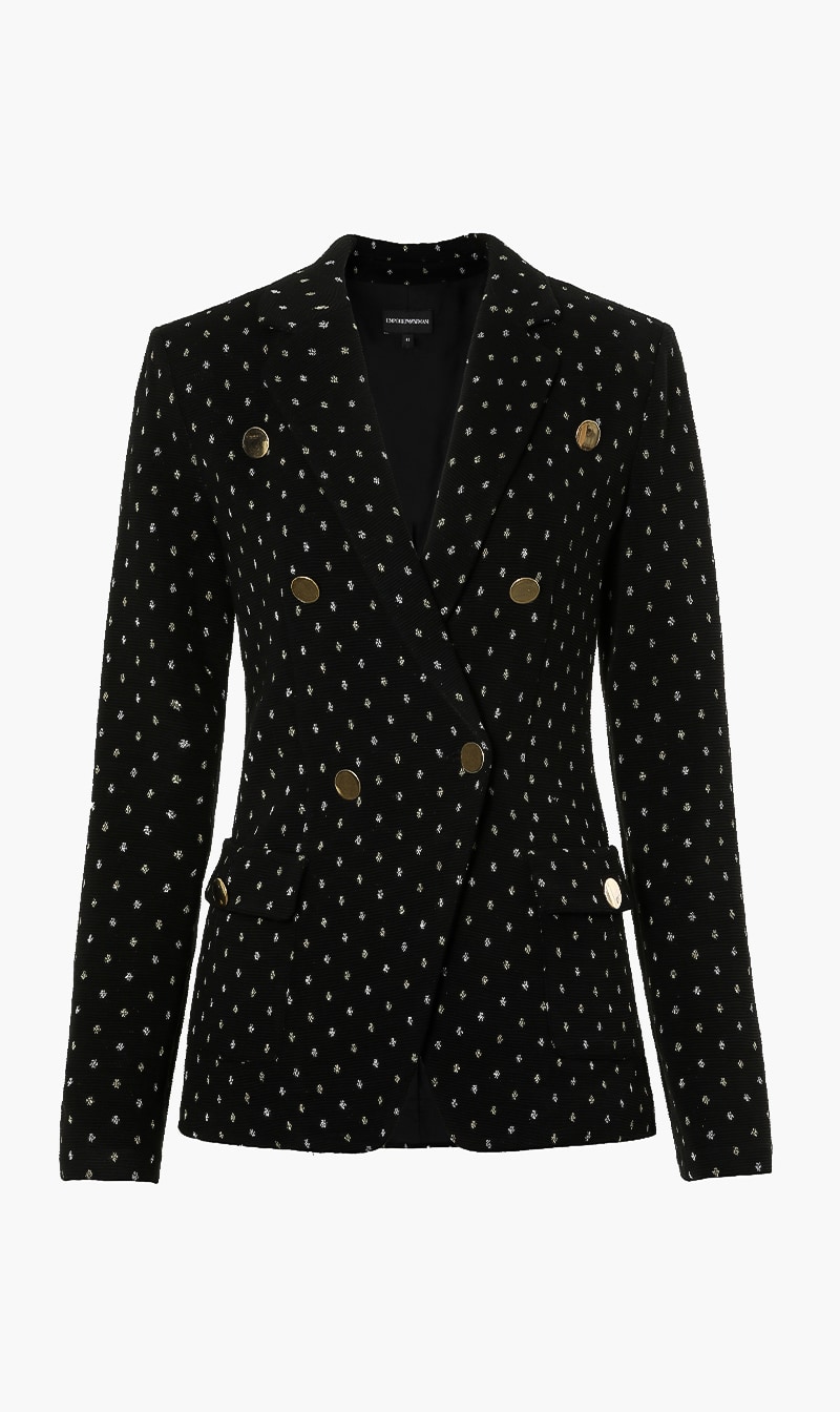 

Metallic Polka Dot Blazer