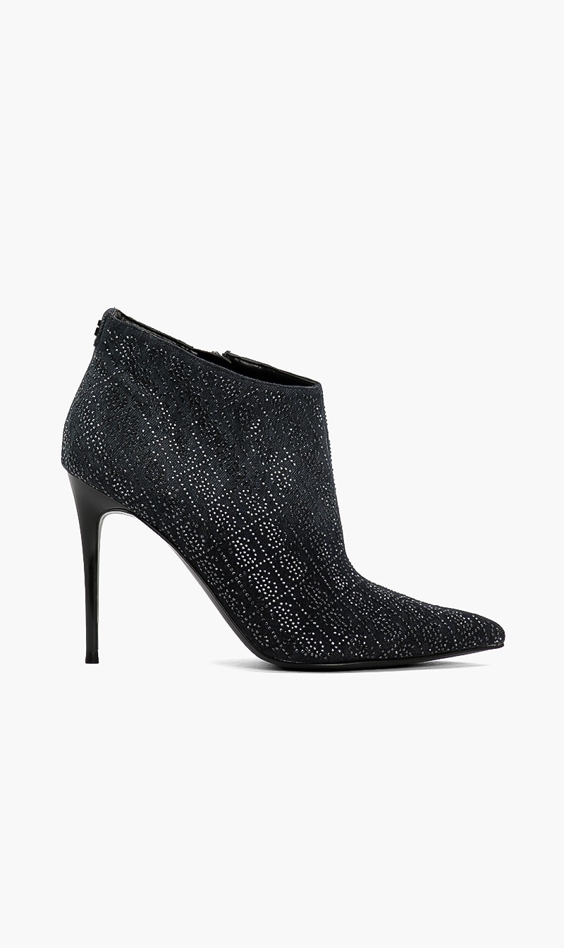 

Guess Black Fazzie Rhinestone Boots for Women | The Deal Outlet