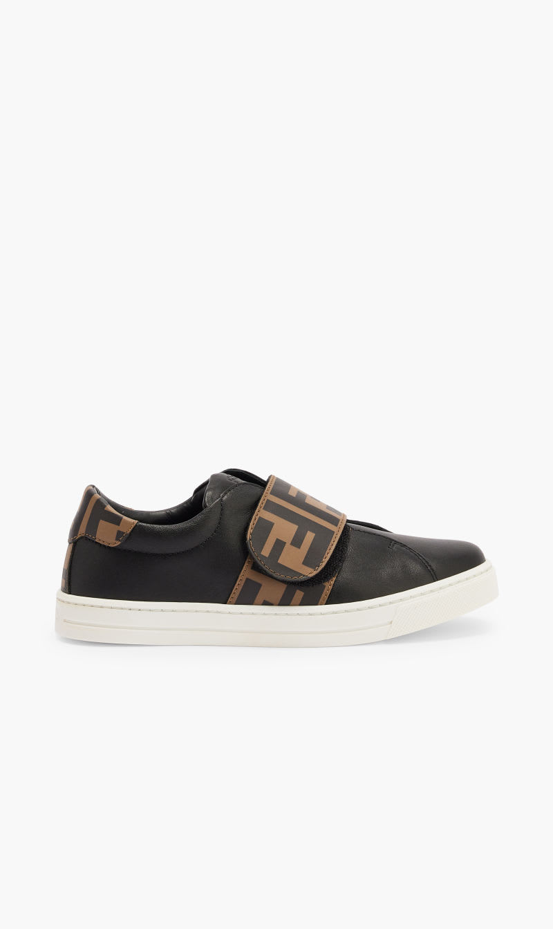 

Fendi Black Sneaker Velcro Brown Ff Logo | The Deal Outlet