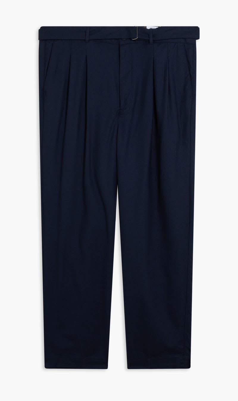 

Michael Kors Blue Flannel Belted Trouser for Men | The Deal Outlet