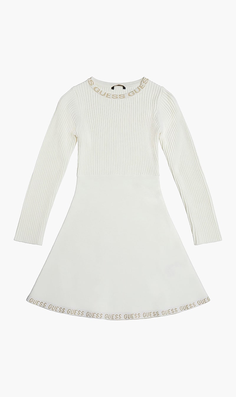 

Sweater Dress, White