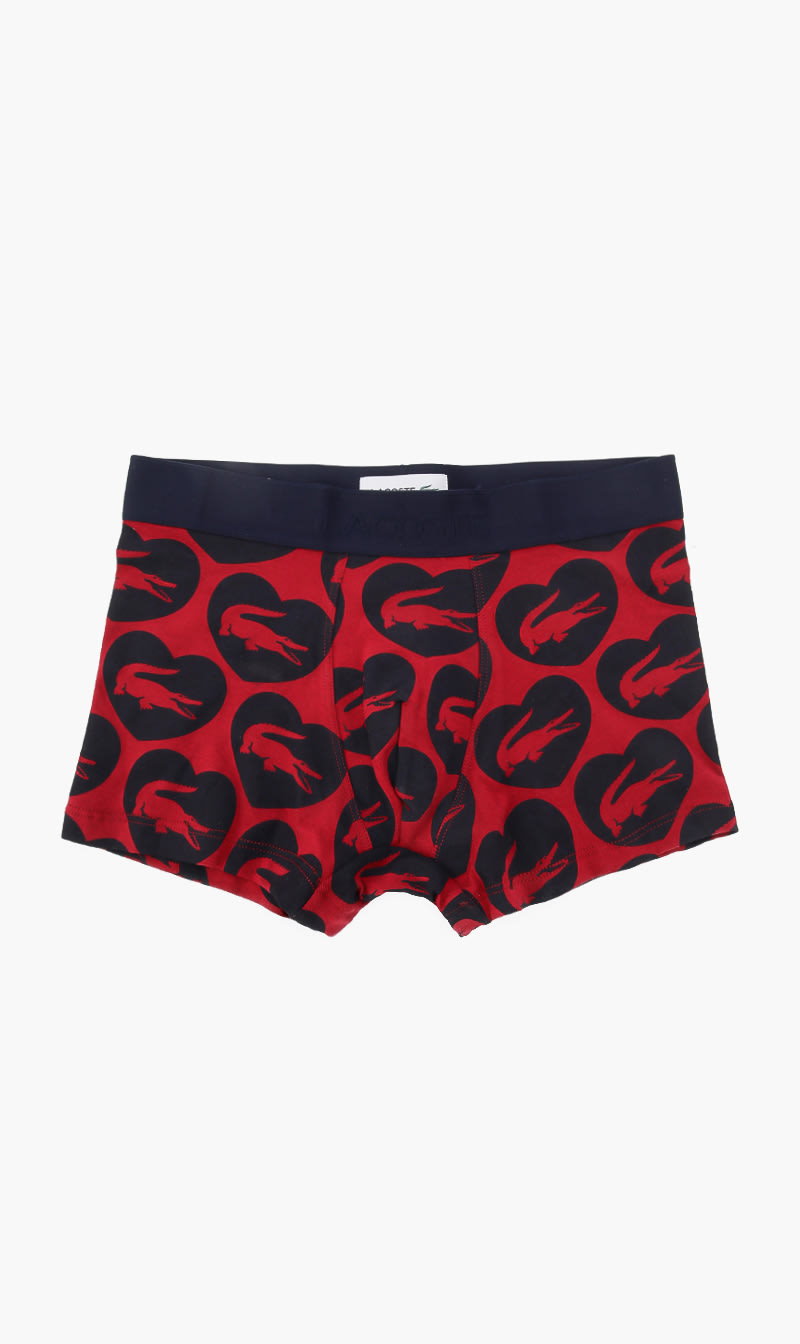 

Lacoste Red All Over Logo Trunk for Men | The Deal Outlet