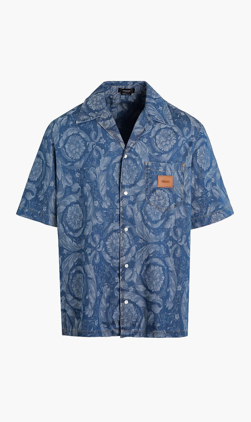 

American Barocco Denim Shirt, Blue