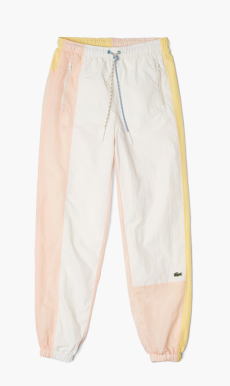 

Lacoste Yellow Colorblock Jogging Pants for Women | The Deal Outlet