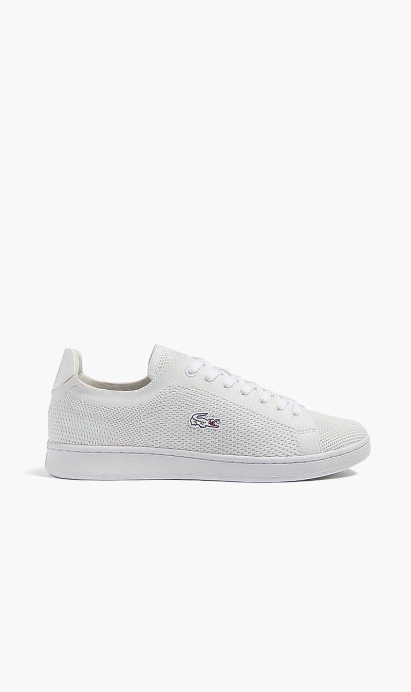 

Lacoste White Carnaby Piquee Lace Sneakers for Men | The Deal Outlet