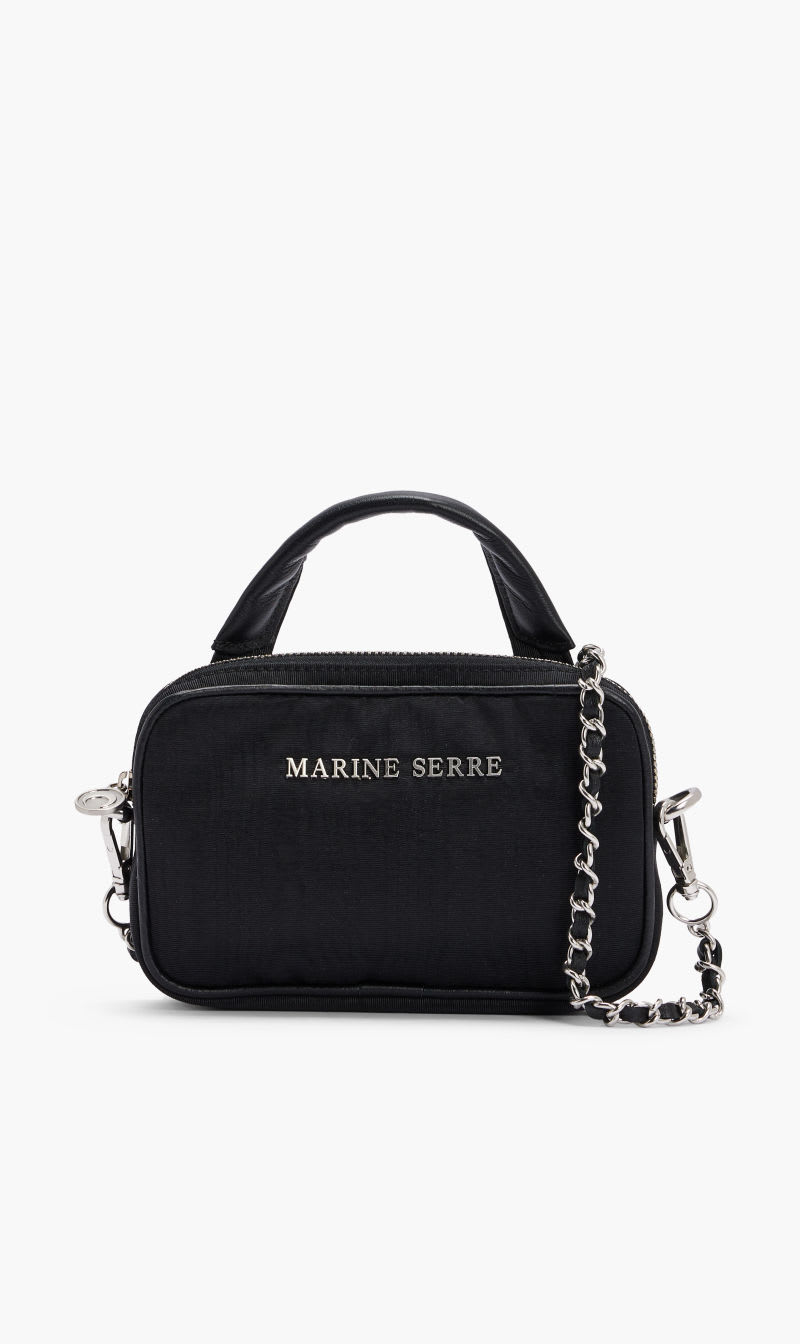 

Marine Serre Black Mini Madame Moire Bag for Women | The Deal Outlet