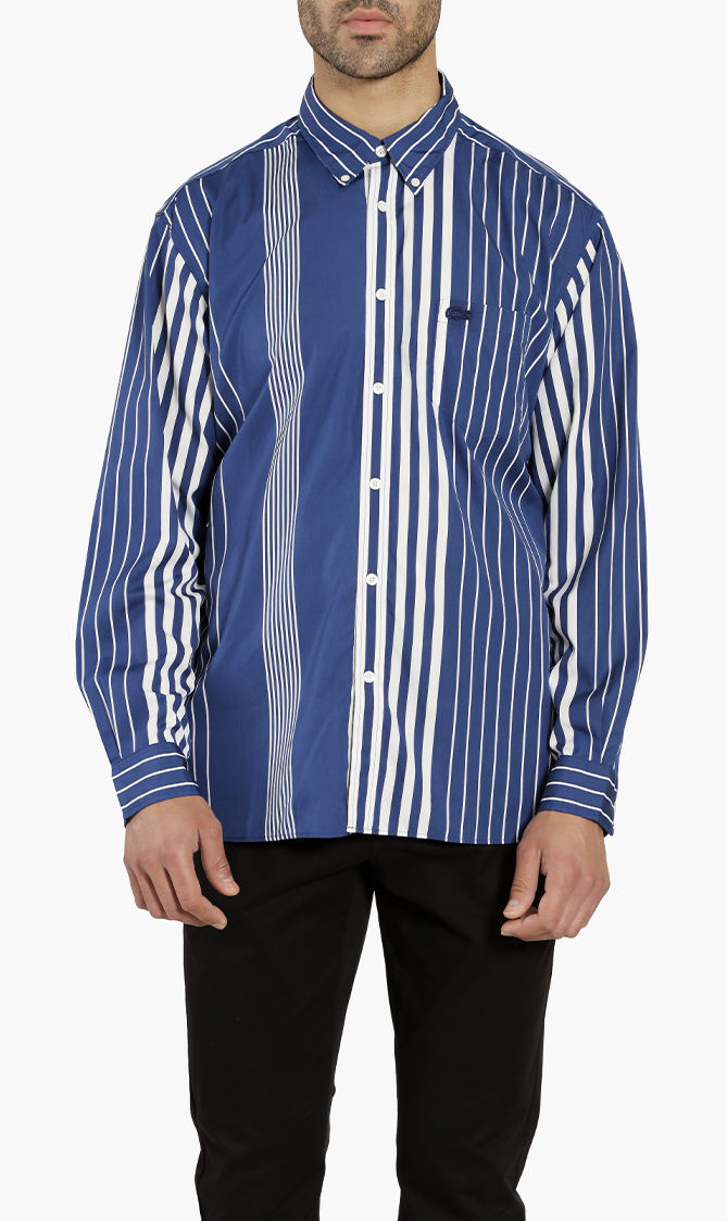 

Lacoste Relaxed Fit Stripes Long Sleeves Shirt