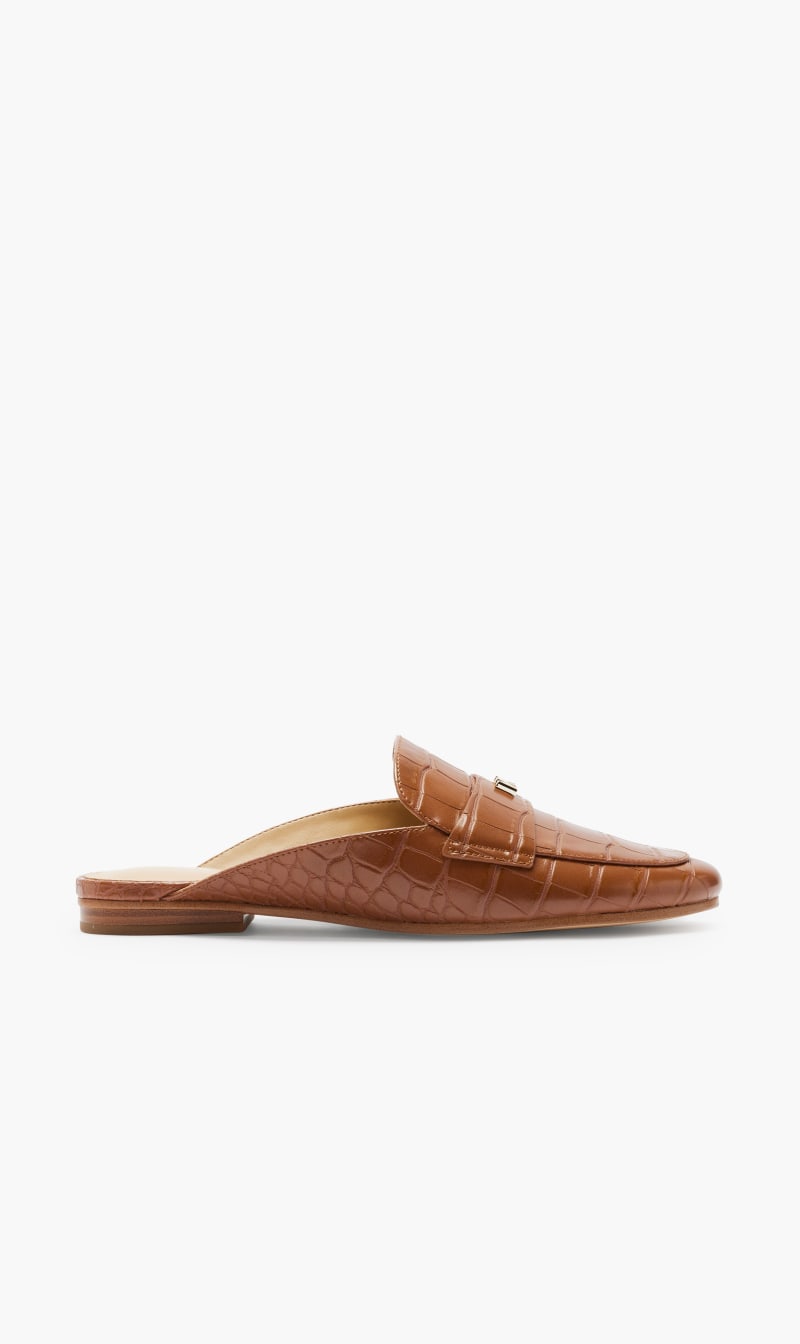 

Michael Kors Brown Gemma Mule for Women | The Deal Outlet