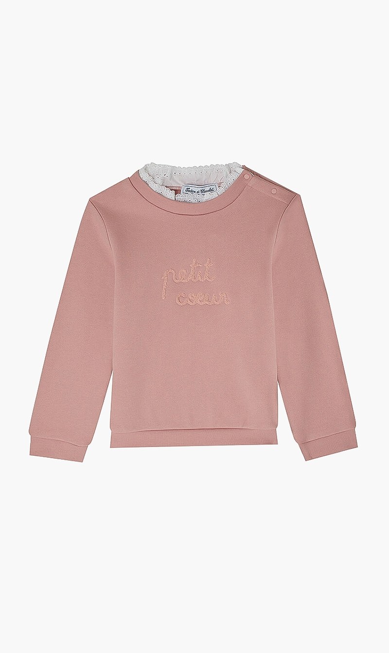 

Ruffle Neck Sweatshirt