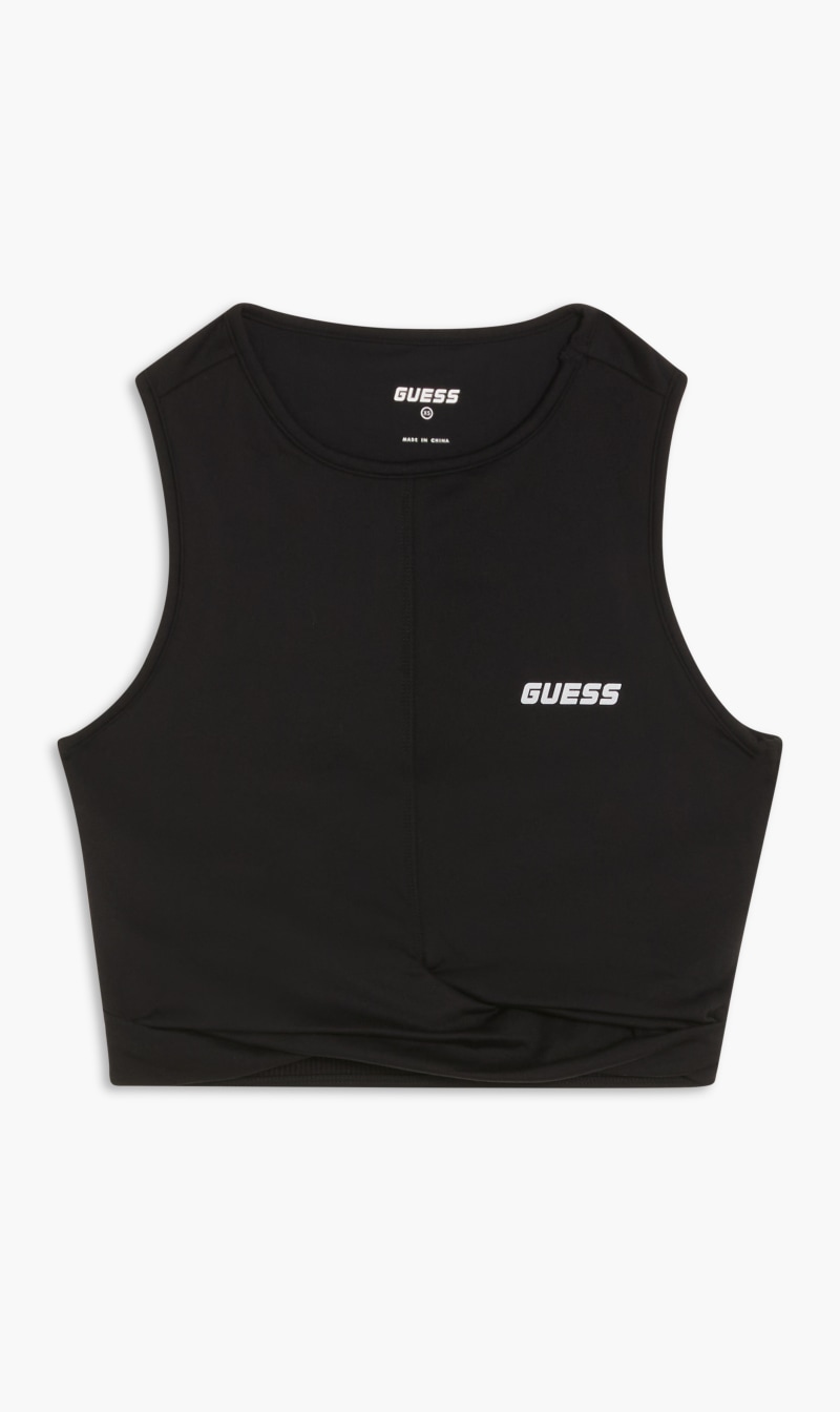 

Guess Black Coline Active Top - Peachy Microfiber for Women | The Deal Outlet