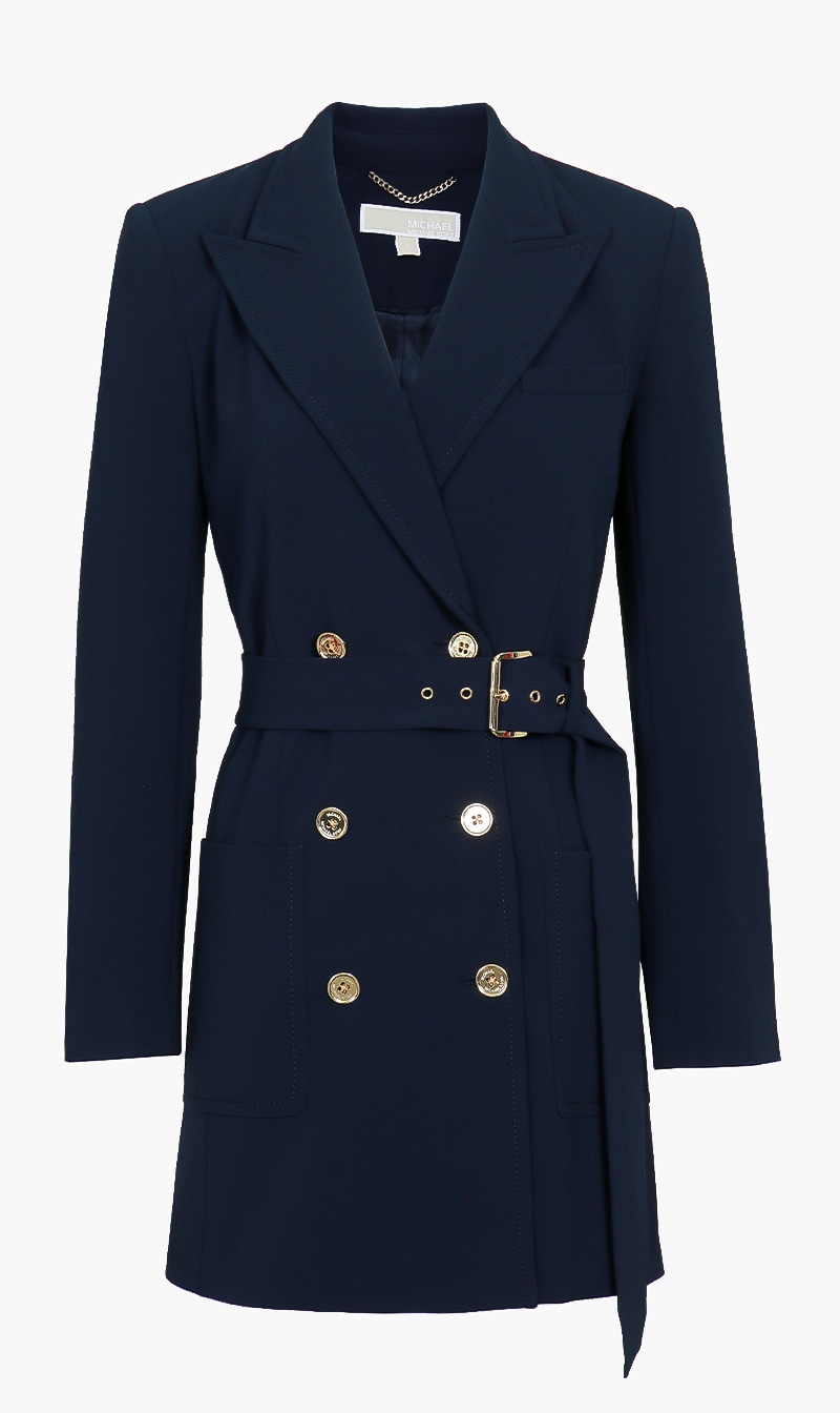 

Fitted Blazer Dress, Blue