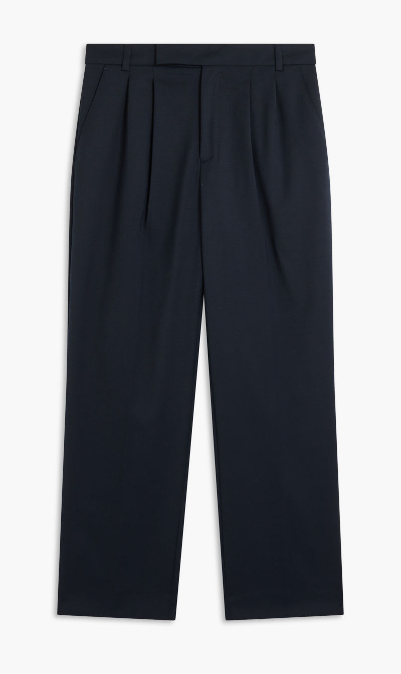 

Karl Lagerfeld Black Tailored Relaxed Pants for Men | The Deal Outlet