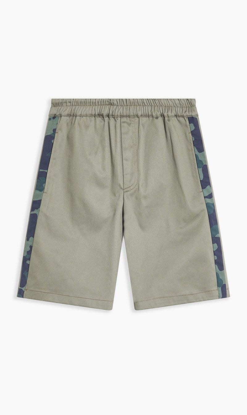 

Msgm Green Bermuda Tela Paracadute Boy for Kids | The Deal Outlet