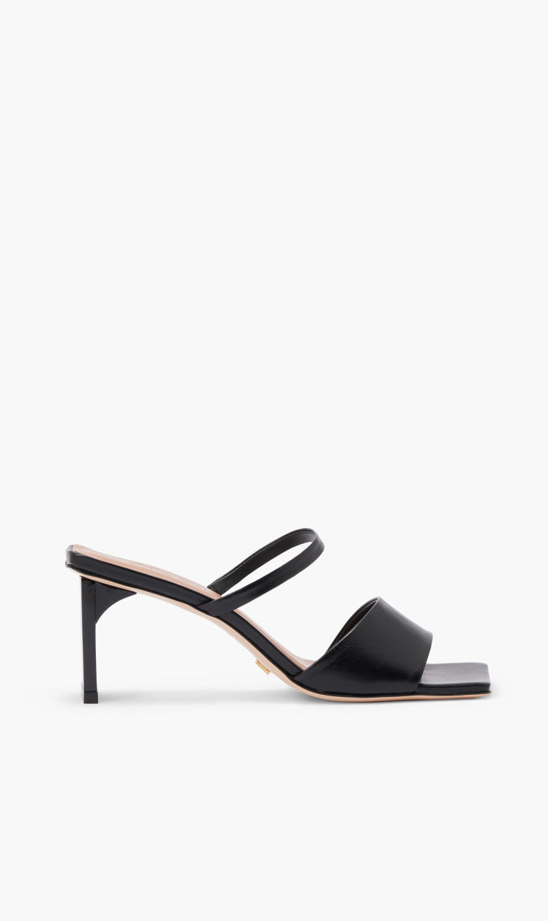 

Vicenza Black Sandal Mules Low Heel for Women | The Deal Outlet