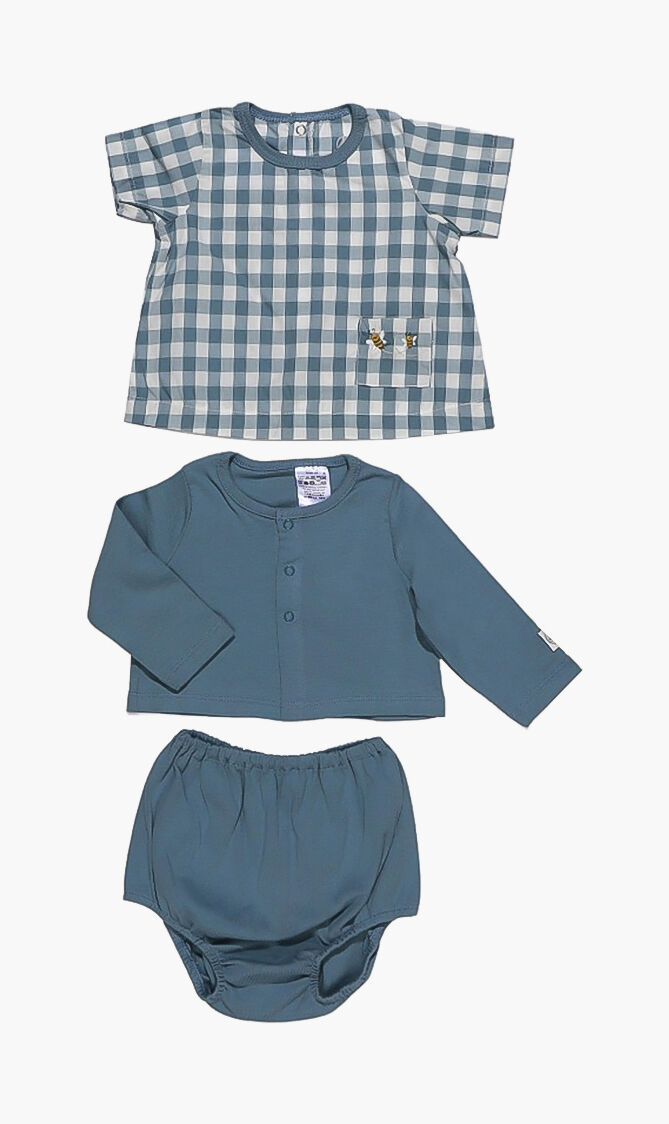 

3-piece Baby Set, Blue