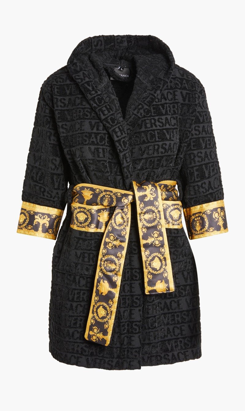 

Versace Black Bathrobe | The Deal Outlet