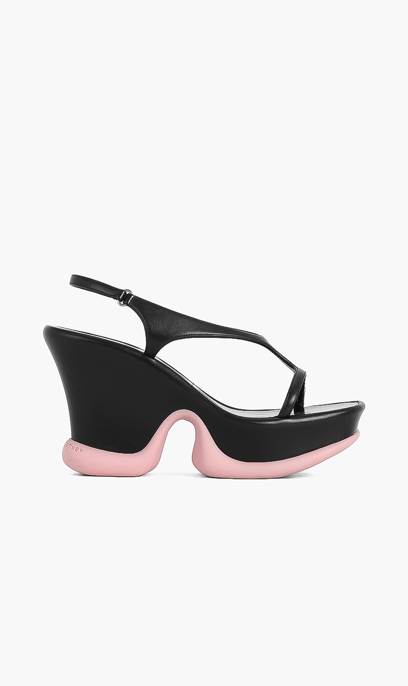 

Shroom Slingback Wedge, Pink