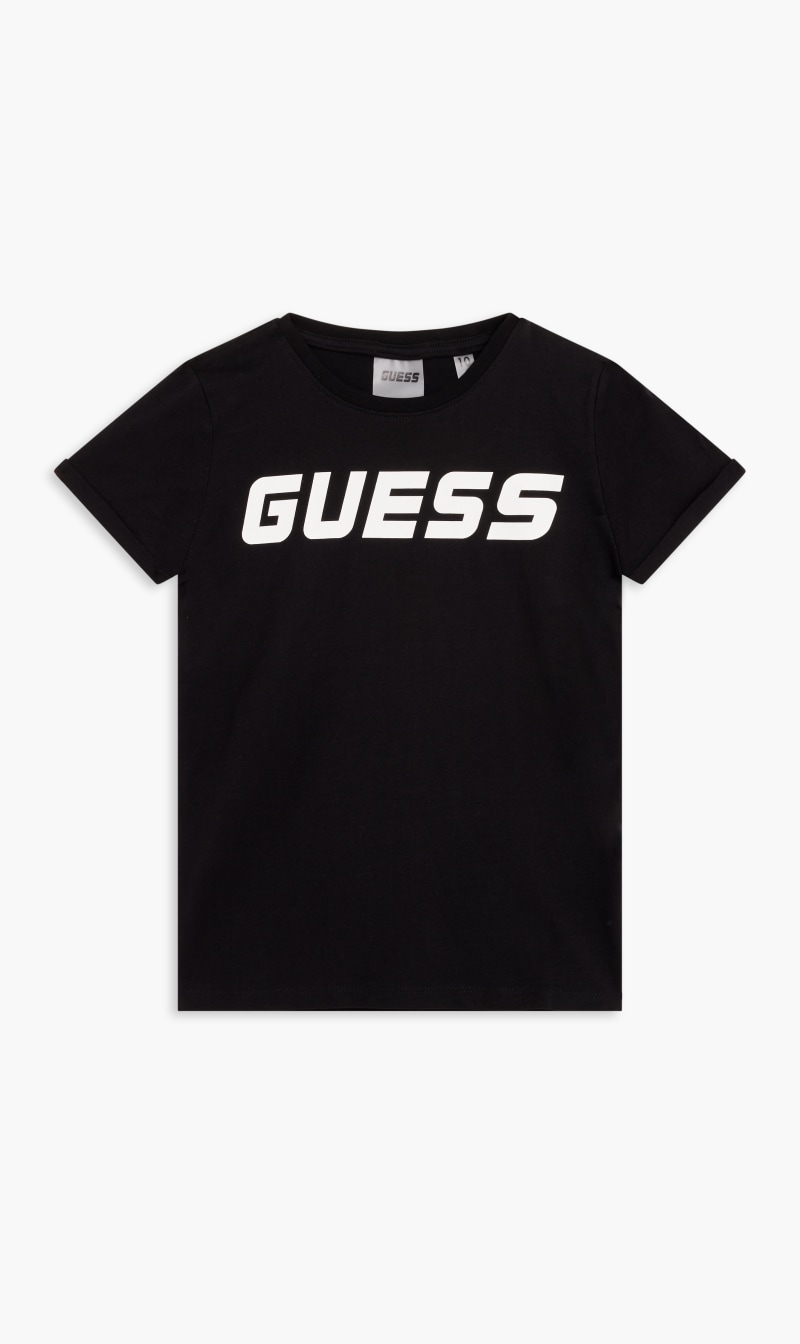 

Guess Black Organic Light Stream Jersey T-shirt for Girls | The Deal Outlet