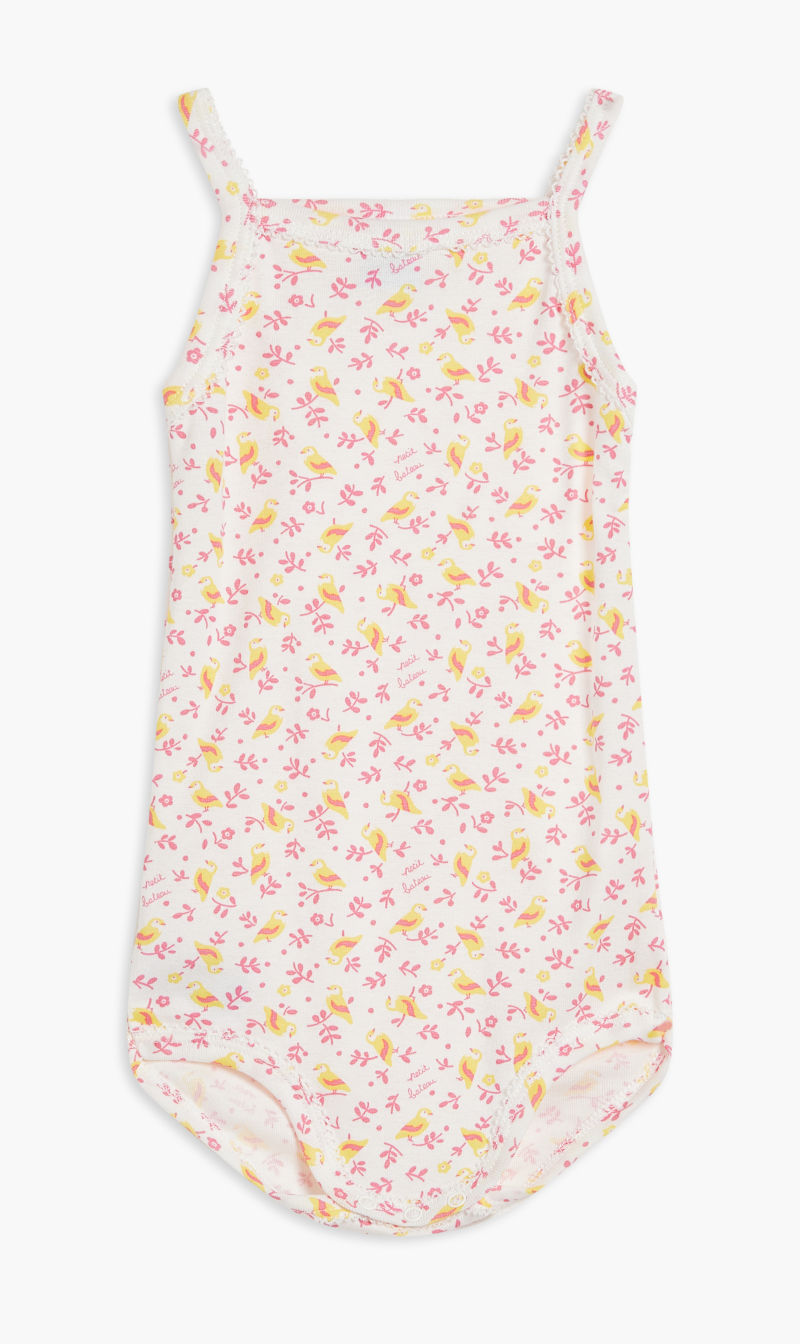 

Petit Bateau Yellow Body A Bretelles for Girls | The Deal Outlet