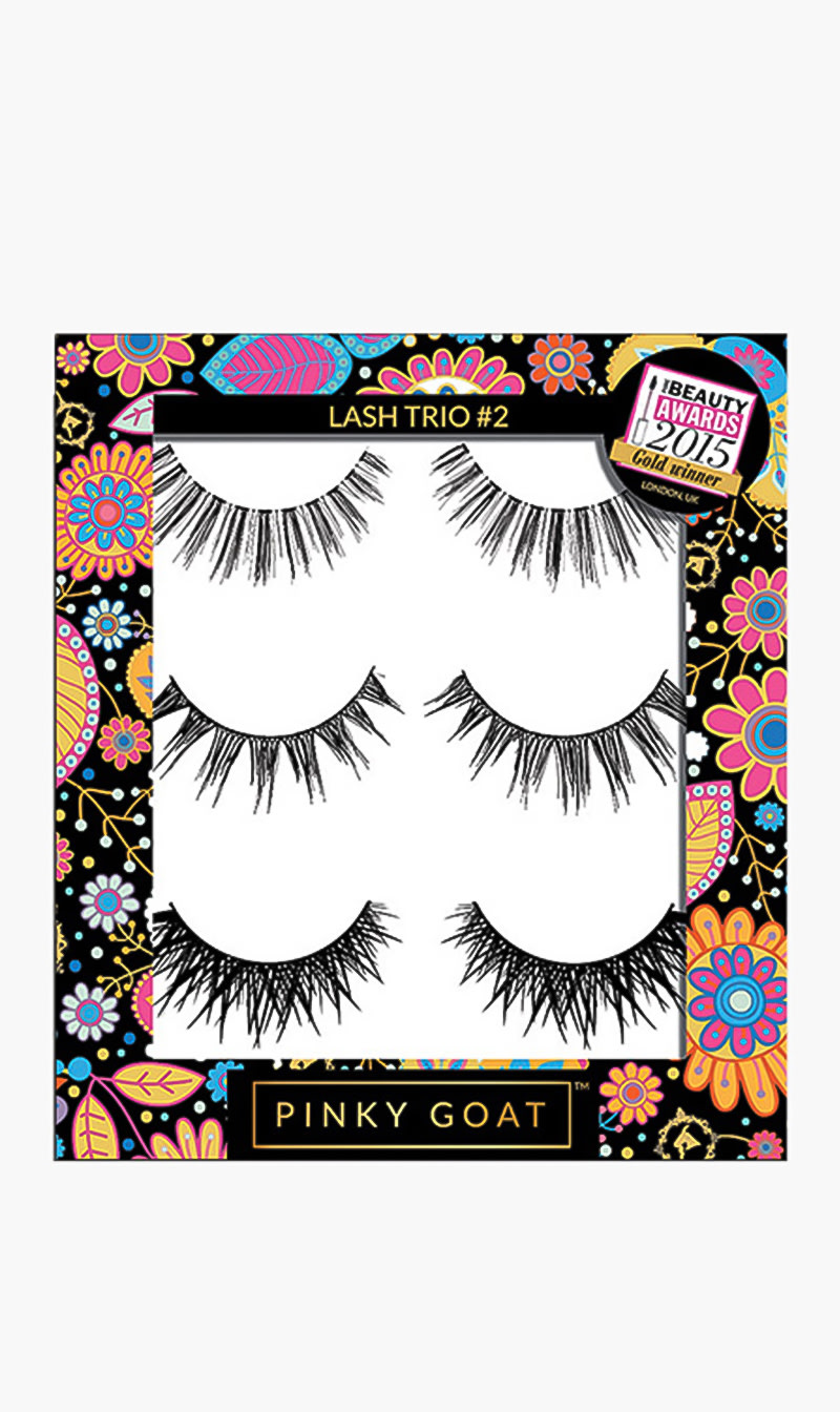 

Pinky Goat Lash Packs Lash Trio 2 for Women | The Deal Outlet